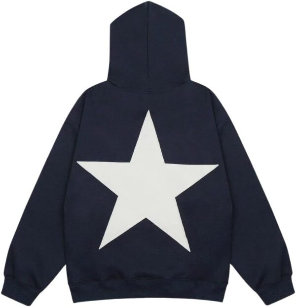 Aelfric Eden Star Hoodies Y2k Oversized Graphic Hoodies Aesthetic 90s Crewneck…