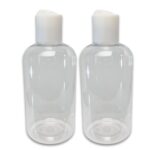 Plastic Squeeze Bottles with Disc Cap, 8 oz/2-Pack, Travel Size, Refillable, BPA-Free,...