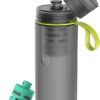 PHILIPS Water GoZero Active BPA-Free Water Bottle with River/Lake/Spring Water Filter...