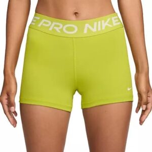Nike Women’s Pro Trainging/Fitness 3 Compression/Biker Shorts. Bright Cactus…