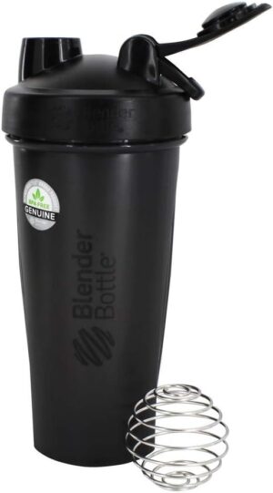 BlenderBottle Classic Shaker Bottle Perfect for Protein Shakes and Pre Workout,…