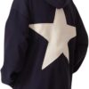Aelfric Eden Star Hoodies Y2k Oversized Graphic Hoodies Aesthetic 90s Crewneck…