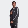 adidas Men’s Essentials Fleece 3-Stripes Full-Zip