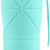 Collapsible Water Bottles, Silicone Foldable Portable Water Bottle 610ml, Lightweight...