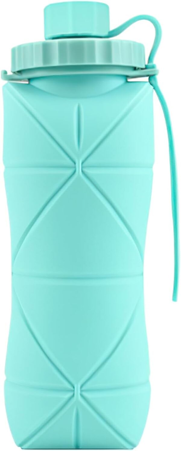 Collapsible Water Bottles, Silicone Foldable Portable Water Bottle 610ml, Lightweight…