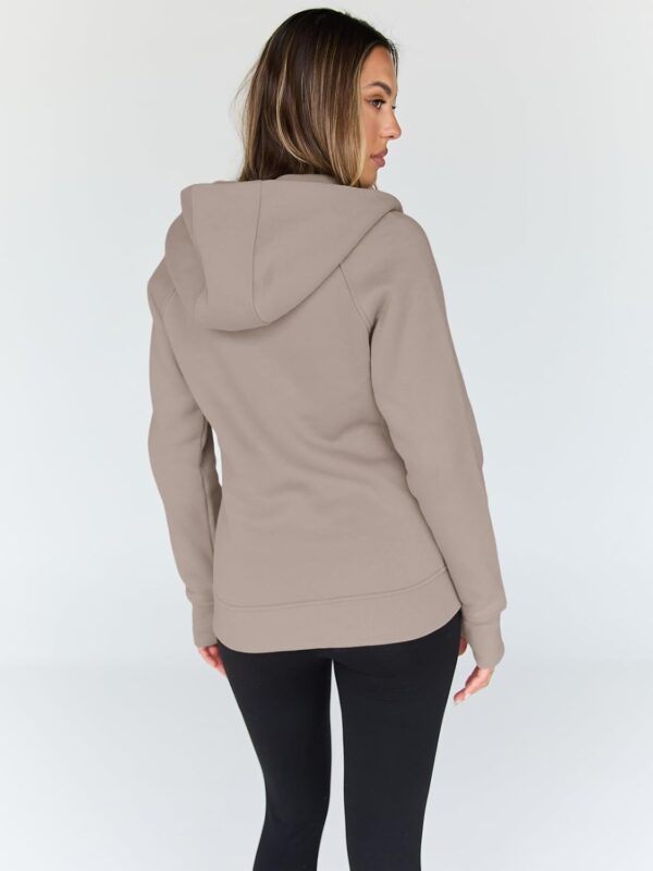 Trendy Queen Womens Zip Up Hoodies Fleece Jackets Oversized Sweatshirts Fall Fashion…