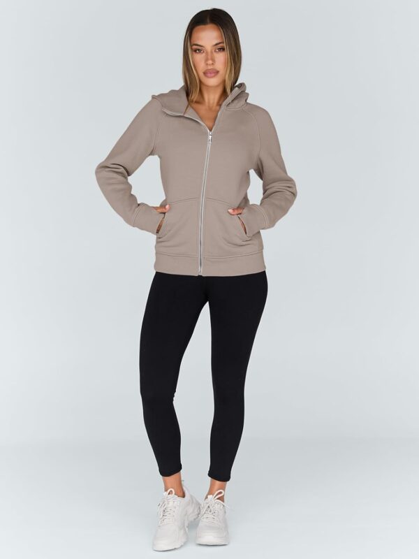 Trendy Queen Womens Zip Up Hoodies Fleece Jackets Oversized Sweatshirts Fall Fashion…