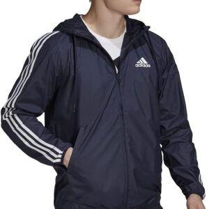 adidas Men’s Essentials 3-Stripes Windbreaker
