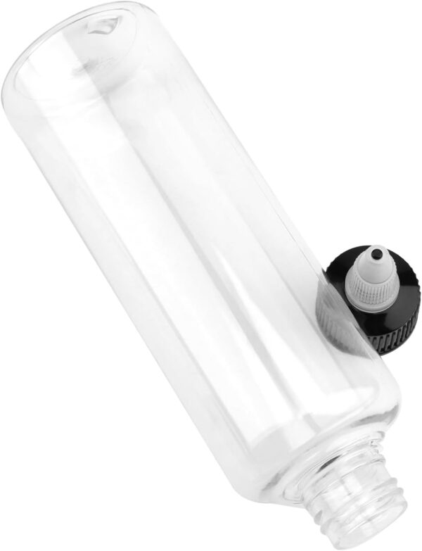 40 PCS 2 oz Plastic Squeeze Bottles, Round Dispensing Bottles with Twist Top Cap for…