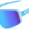 FEISEDY Sports Sunglasses, Polarized Oversized Shield for Women Men Youth, Baseball…