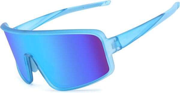 FEISEDY Sports Sunglasses, Polarized Oversized Shield for Women Men Youth, Baseball…