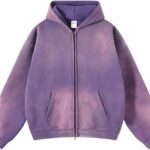 Mens Oversized Hoodies Streetwear Unisex Vintage Hoodies Zip Up Acid Wash Sweatshirt...