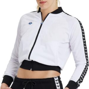 ARENA Women’s Icons Relax IV Team Jacket Full-Zip Track Jacket Regular Fit Side…
