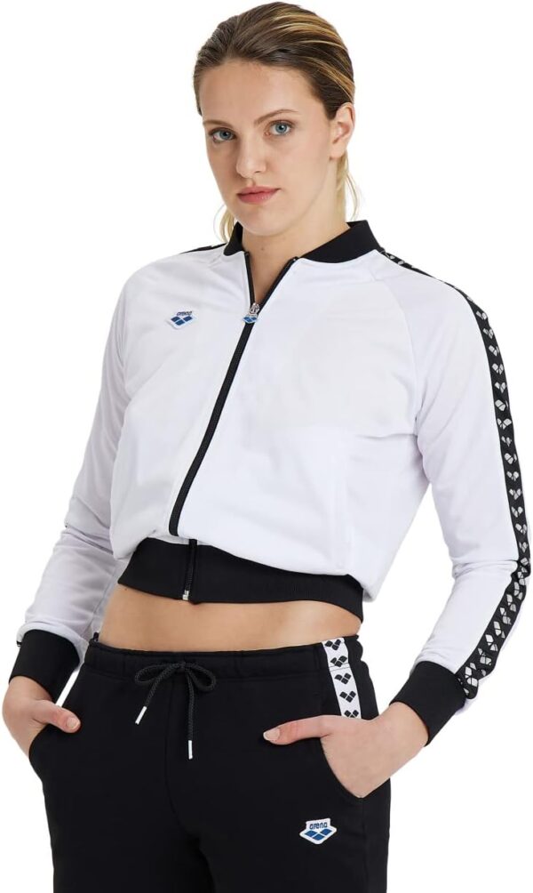 ARENA Women’s Icons Relax IV Team Jacket Full-Zip Track Jacket Regular Fit Side…
