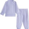 adidas Baby Girl’s Zip Front Classic Tricot Jacket and Joggers Set