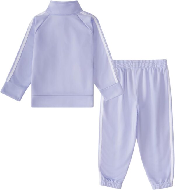 adidas Baby Girl’s Zip Front Classic Tricot Jacket and Joggers Set