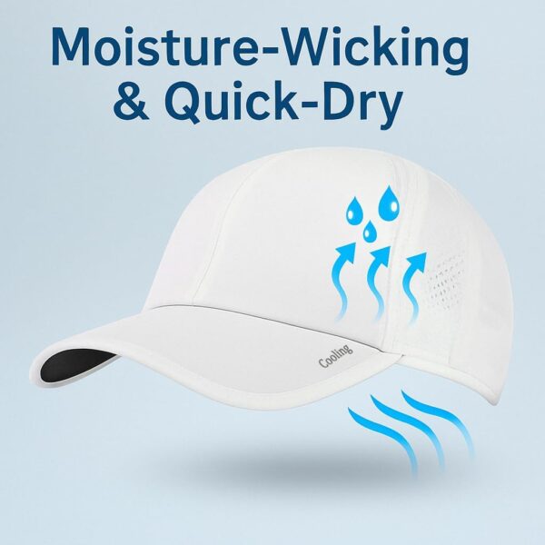 TOP-EX L/XL/XXL Unisex Moisture Wicking Baseball Cap Breathable Sport Hats Sun…