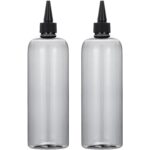 driew Applicator Bottles for Hair, 16.9oz Clear Hair Squeeze Bottle for liquids...