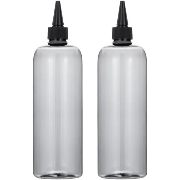 driew Applicator Bottles for Hair, 16.9oz Clear Hair Squeeze Bottle for liquids…