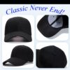 Gelante Adult Plain Baseball Cap Hat Classic Adjustable Size for All Seasons