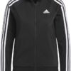adidas Women’s Essentials Warm-Up Slim 3-Stripes Track Top