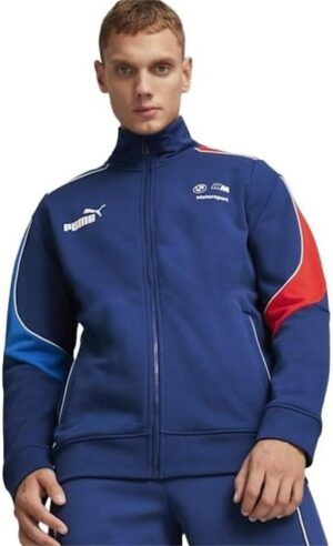 PUMA Men’s Standard BMW M Motorsport T7 Full-Zip Jacket, Pro Blue-m Color-ss24