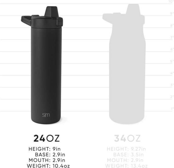 Simple Modern Filtered Water Bottle | Insulated Stainless-Steel Carbon Filter Travel…