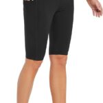 baleaf Women's 10"/ 12" Long Biker Yoga Compression Shorts High Waist Knee Length...