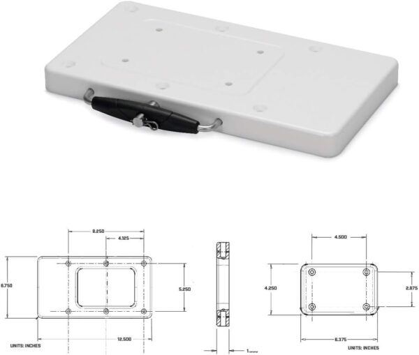 Minn Kota 1854017 Quick Release Bracket / RTA-17 White