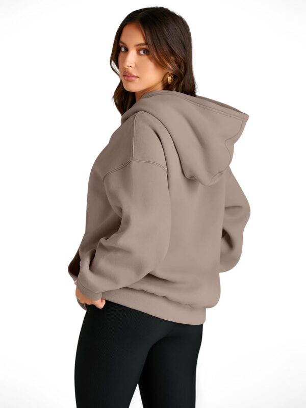 Trendy Queen Womens Oversized Hoodies Fleece Sweatshirts Sweaters Spring Outfits 2025…