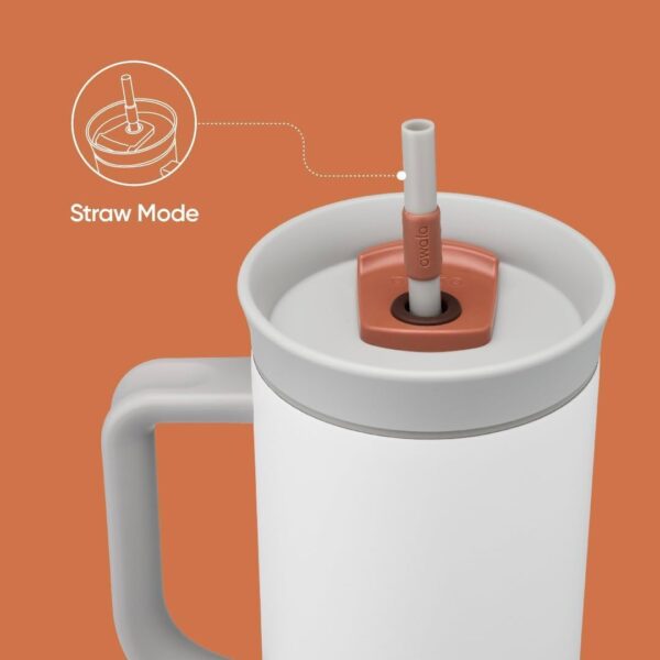 Owala Stainless Steel Triple Layer Insulated Travel Tumbler with Spill Resistant Lid,…