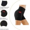 THE GYM PEOPLE Women’s High Waist Workout Shorts Breathable Dolphin Split Elastic…
