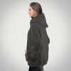 Unisex Basic Loose Hoodie Sweatshirt Long Sleeve Pocket Drop Shoulder Pullovers