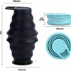 Collapsible Silicone Water Bottle – Foldable, Lightweight, and BPA-Free | 500ml (17oz)…