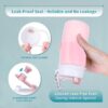 Collapsible Water Bottles 19oz with Spout & Carabiner, Odorless BPA-Free Silicone,…