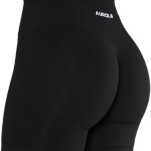 AUROLA Intensify Workout Shorts for Women Seamless Scrunch Short Gym Yoga Running…
