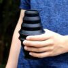 Collapsible Silicone Water Bottle – Foldable, Lightweight, and BPA-Free | 500ml (17oz)…