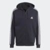 adidas Men’s Essentials Fleece 3-Stripes Full-Zip