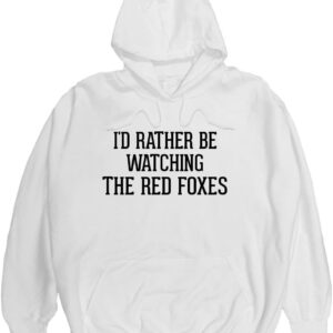 I’d Rather Be Watching THE RED FOXES – Men’s Pullover Hoodie