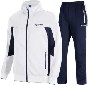 TBMPOY Men’s Tracksuits Sweatsuits for Men Sweat Track Suits 2 Piece Casual Athletic…