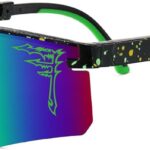 Two Sizes Baseball Sunglasses For Adults and Youth Boys Girls Kids UV400 Men Women...
