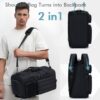 BAGZY 3 In 1 Tactical Military Travel Duffle Bag 40L with Shoe Compartment…