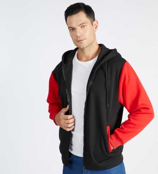 JACKETOWN Hoodie for Men Full Zip Up Sweatshirts Hoodies Lightweight Fashion Jacket…