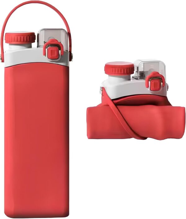 Water Bottles with 600ml(20oz),BPA Free Water Bottle, with Handle for Carrying,…