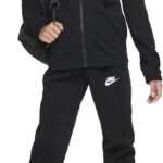 Nike Sportswear Big Kids' Tracksuit (FD3067-010, Black/Black/White)