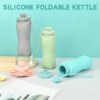 Collapsible Water Bottles, Silicone Foldable Portable Water Bottle 610ml, Lightweight…