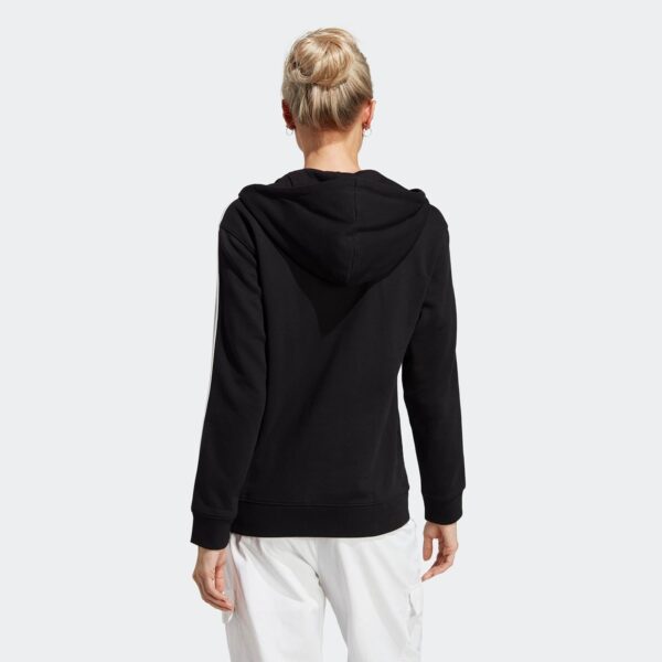 adidas Women’s Essentials 3-Stripes French Terry Regular Full-Zip Hoodie