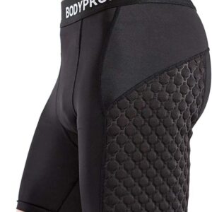 Bodyprox Baseball Sliding Shorts for Men, Compression Padded Slider Shorts