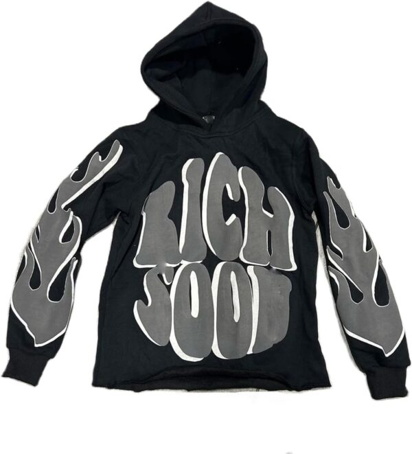 Sunwittafy Y2k Hoodie Men Women Letter Graphic Zip Up Hoodie Star Grunge Pullover…