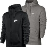 Nike Men's Sportswear Club Fleece Full Zip Hoodie, Fleece Zip-Up Hoodie Men,...